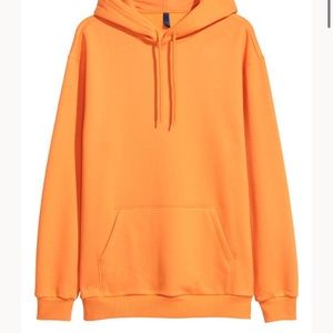 Orange h&m mens hoodie small